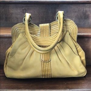 Leather Anthropologie purse